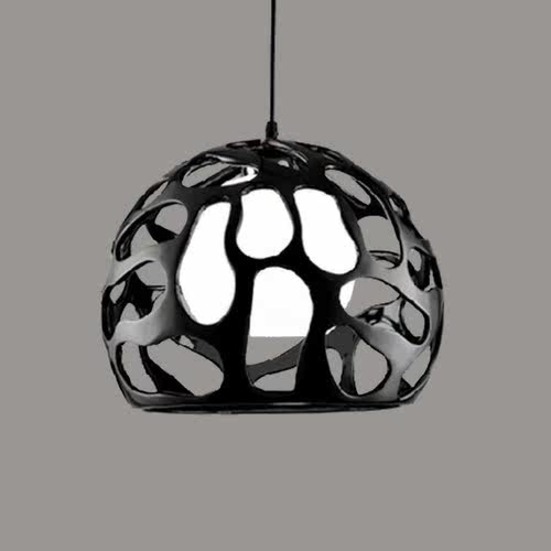 Modern nimalist bar led hollow foot chandelier  roun