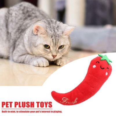 Cat Chew Molar Grinding Vegetable Shaped Catnip Funny Intera