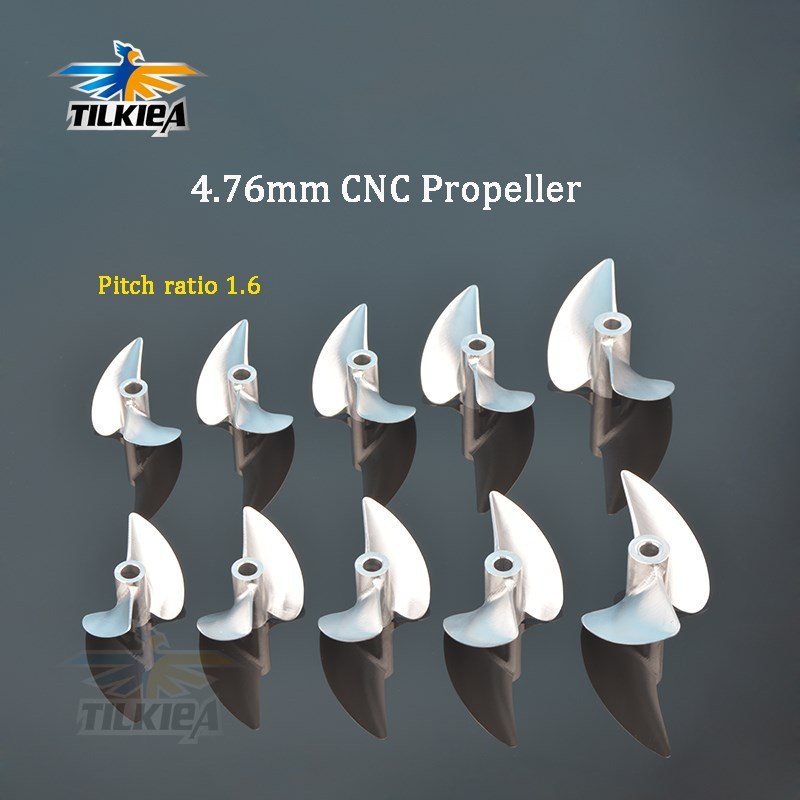 CNC 4.76mm 3/16'' Alloy Propeller 2 blades Screw Lef