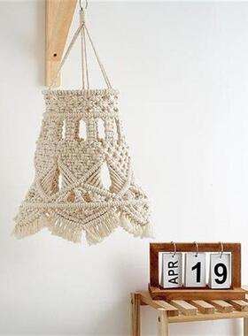 Bell Lamp Shades Boho Pendant Light Cover Elegant Tassel
