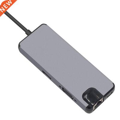 USB C Hub HDMI VGA Ethernet Lan RJ45 Adapter for Mac book Pr