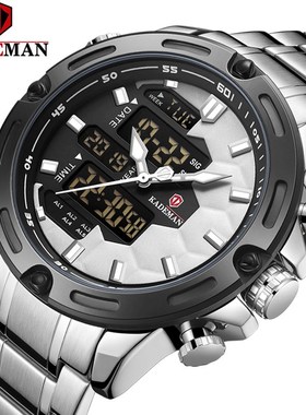 KADEMAN Mens Watch Quartz Analog LCD Digital Luxury Fashion