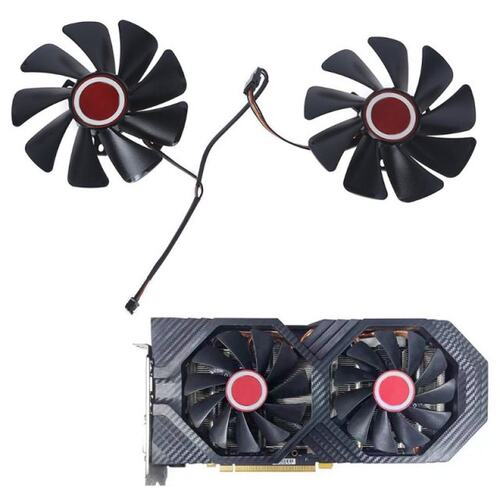 2pcs FDC10U12S9-C VGA Fan Graphics Card Cooling Fan for XFX