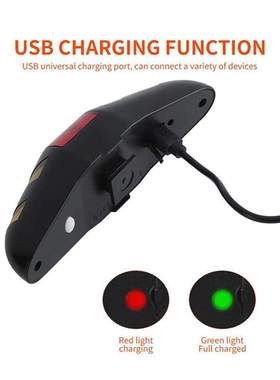 Lámpara trasera inteligente para bicicleta, luces de