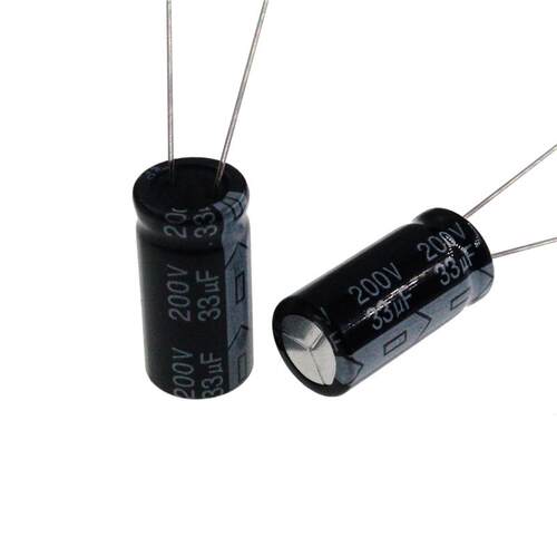 20pcs 33uF 200V 33MFD 200Volt Aluminum Electrolytic Capacito