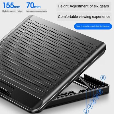 Laptop Cooling Stand Air-Cooled Fan Computer Holder Portable