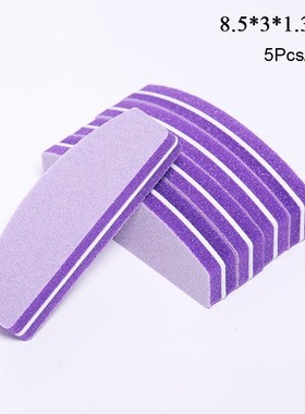 10Pcs/Lot Nail File 100/180 Sanding Buffer Block Pedicure  B