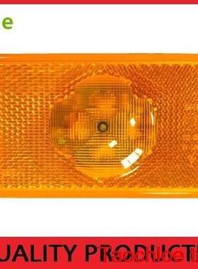 1X 24v Yellow Led Side marker  lamp truck light Trailer Ligh