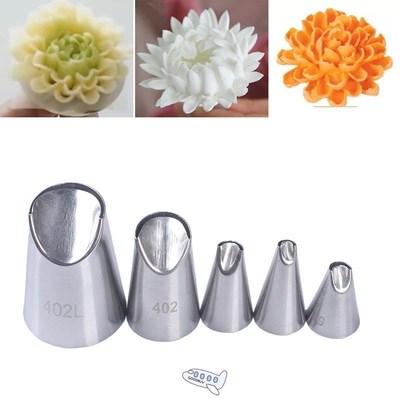 5pc/set of chrysanthemum Nozzle Icing Piping Pastry Nozzles