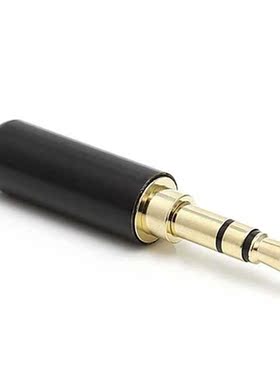 4 Pcs 3 Pole 3.5mm Audio Gold-Plated Headphone Plug RCA Conn