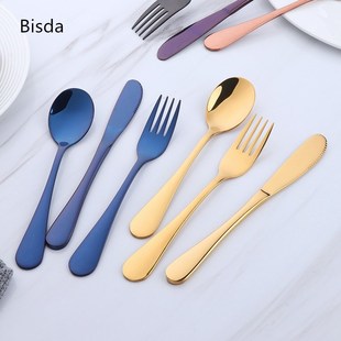 18pcs Kids Tableware Set Black Children Cutlery Set Lovely 1