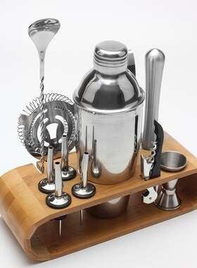 12pcs/set Stainless Steel Liquor Red Wine Cocktail Shaker Ba