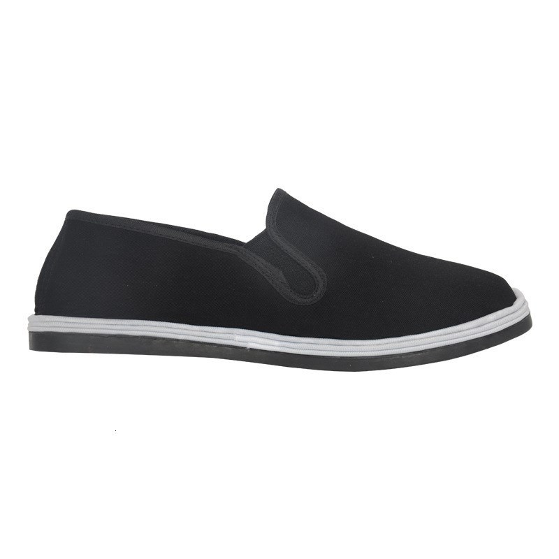 Old Beijing Black Cloth Shoe Man Kung Fu Shoes Canvas Shoe C