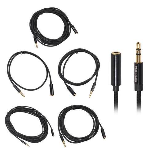 Braided Headphone Extension Cable 3.5mm Jack Male to Female