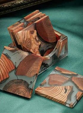 Wooden Tea Coaster Creative Gasket Simple Cup Holder