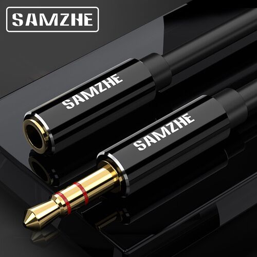 SAMZHE Jack 3.5mm Audio Extension Cord Aux Cable Extender M