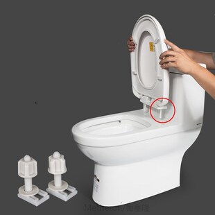 2Pcs toilet seat cover Fixings Plastic toiletseat Screws Qui