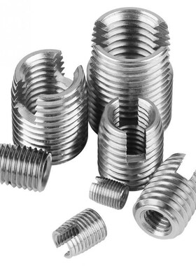 50Pcs Stainless Steel Self-Tapping Threaded Sheath Threaded