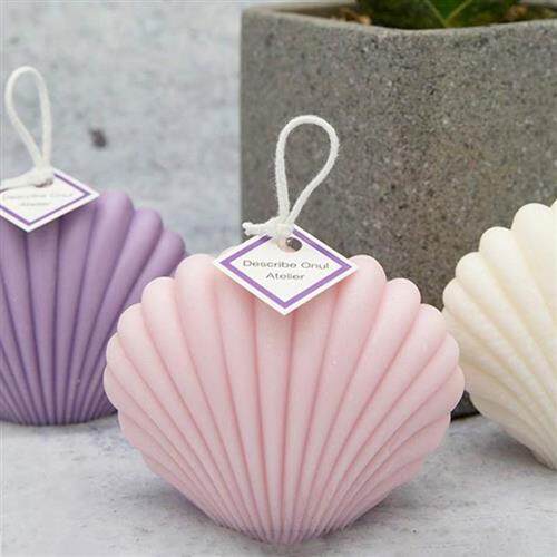 3d Seashell Candle Moulds Durable Plastic Scallop Mold Diy