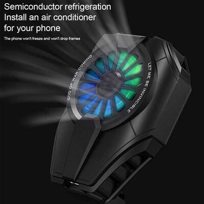Gaming Radiator Mute Fan Case Accessories Phone Cooler Recha