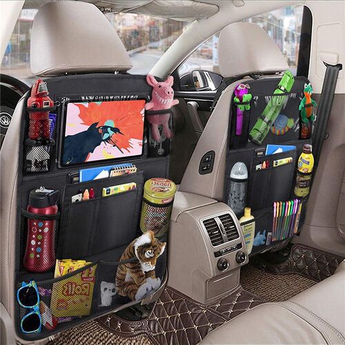 Car Back Seat Organizer Storage Bag Auto Stowing Tidying Mul