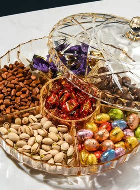 European style Dried fruit plates  Compartment With cover Ho