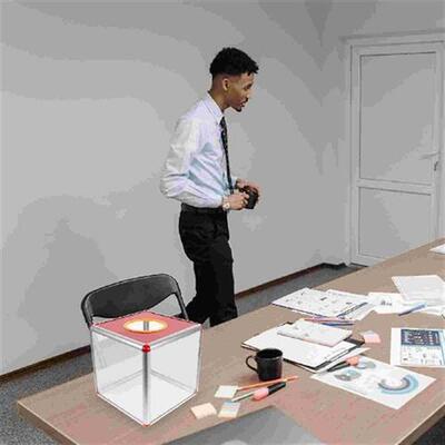 Box Ballot Suggestion Raffle Donation Ticket Case Boxes