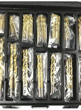 99pcs HSS Twist Drill Bits Set 1.5-10mm Titanium Coated Surf