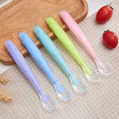 Baby Feeding Spoons Dishes Tableware for Children Flatware C