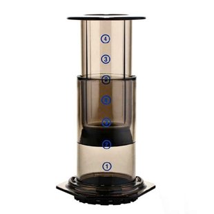 New Filter Glass Espresso Coffee Maker Portable Cafe French