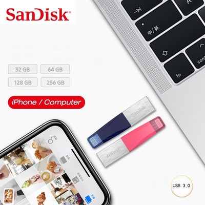 Sandisk iXPAND USB Flash Drive 3.0 for iphone ipad PC