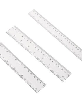 Clear Ruler Plastic Ruler15/20/30cm Drafting Tools Measurin
