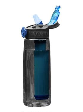 Portable 650ml Bobble Hydration Filter Water Bottle Camping