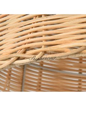 Handmade Rattan Woven Pendant Lamps Chinese Style Hanglamp f