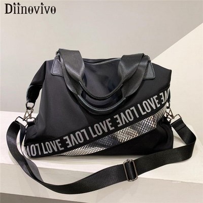 DIINOVIVO Fashion Letter Design Women Bag Handbags Oxford C