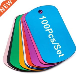 Tags Tag Pendant Name Aluminum Pet Military Dog 100Pcs