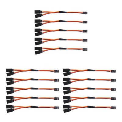 15Pcs 150mm Y Type Extended Line Extension Lead Wire Cable f