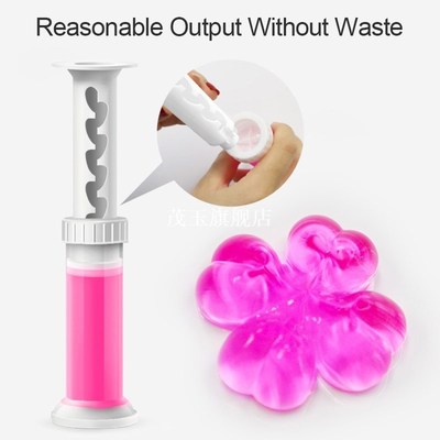 1 pcs Toilet Cleaner Flower Gel Cleaner Natural Fragrance De