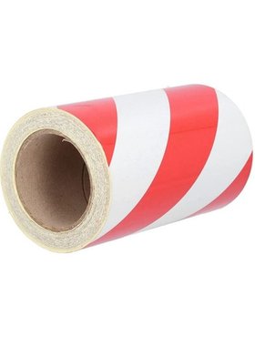 Reflective Tape 8Inch X 150FT Heavy Reflective Tape Red Whit