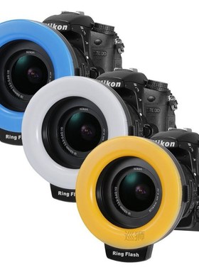 RF-550D 48pcs Macro LED Ring Flash Bundle with 8 Adapter Rin