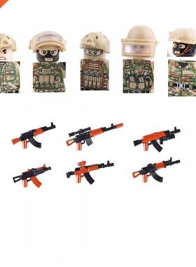 5PCS/lots Russian Alpha Modern Special Forces Soldier figure