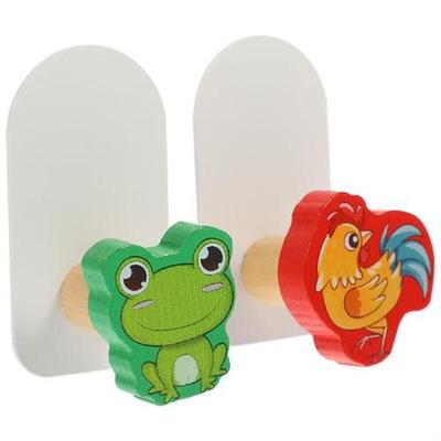 Hooks Wall Animal Coat Hook Key Towel Adhesivecurtain