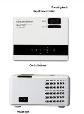 Mini Projector Wifi Dual HDMI-compatible Portable Projector