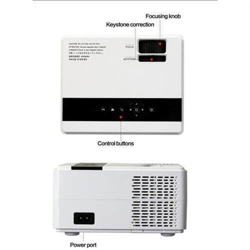 Mini Projector Wifi Dual HDMI-compatible Portable Projector