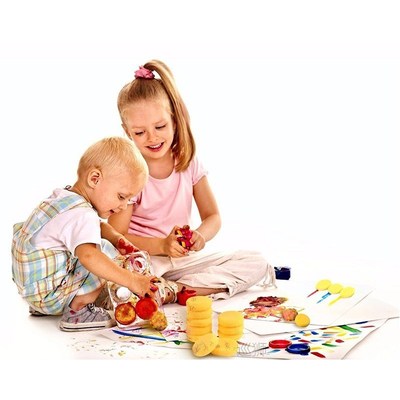 Sponges Paint Craft Brush Holder Artist Sponges Pain 25 Piec