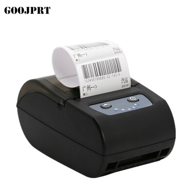 Free shipping Portable 58mm hermal Bluetooth Label Printer B