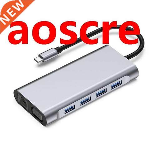USB C Hub Laptop Docking Station , 11 in 1 USB C Hub Adapter