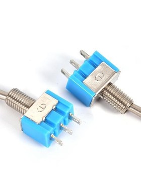 10 Pieces Mini Toggle Switches MTS-102 3-Pin SPDT ON-ON 6A 1