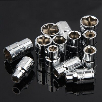 1Pc 14/2  1-27mm Hexagon Socket Set Adapter Short Sockets To