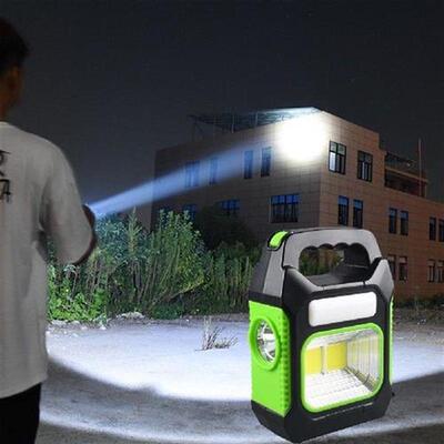 Solar Emergency Lamp 1200mAh LED Camping Lantern Waterproof
